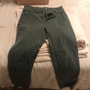 Ann Taylor Loft petite green pants